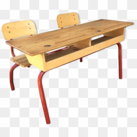 School Desk Vintage"  Src="https - Table, HD Png Download - school desk png
